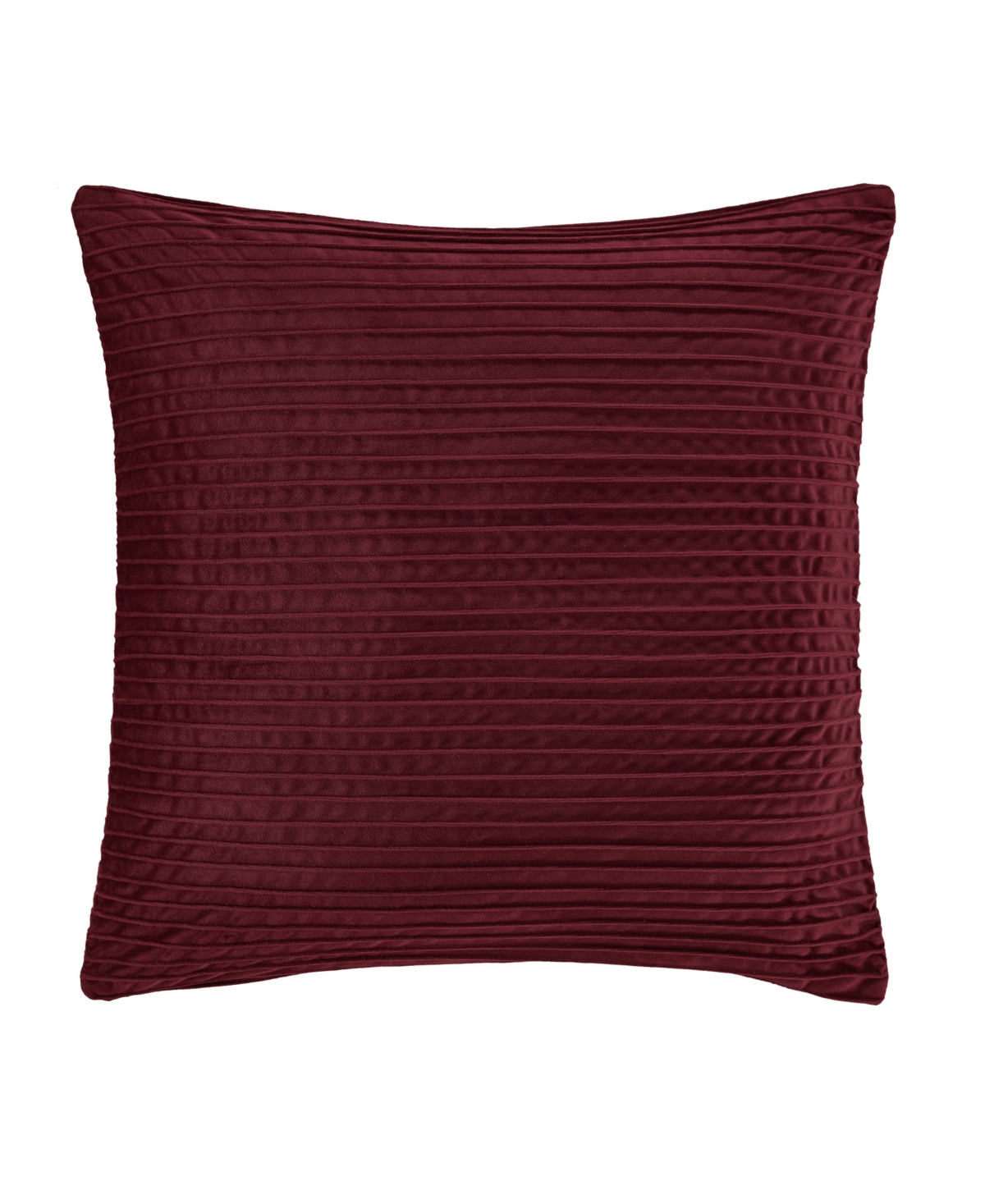 Shop J Queen New York Townsend Straight Square Decorative Pillow Cover, 20" X 20" In Red