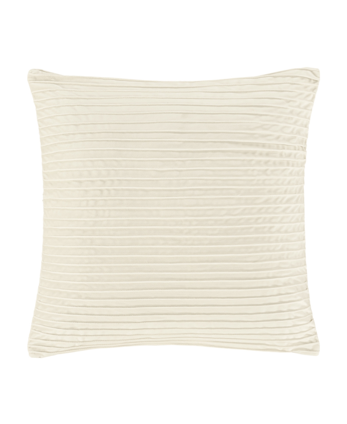 Shop J Queen New York Townsend Straight Square Decorative Pillow Cover, 20" X 20" In Ivory