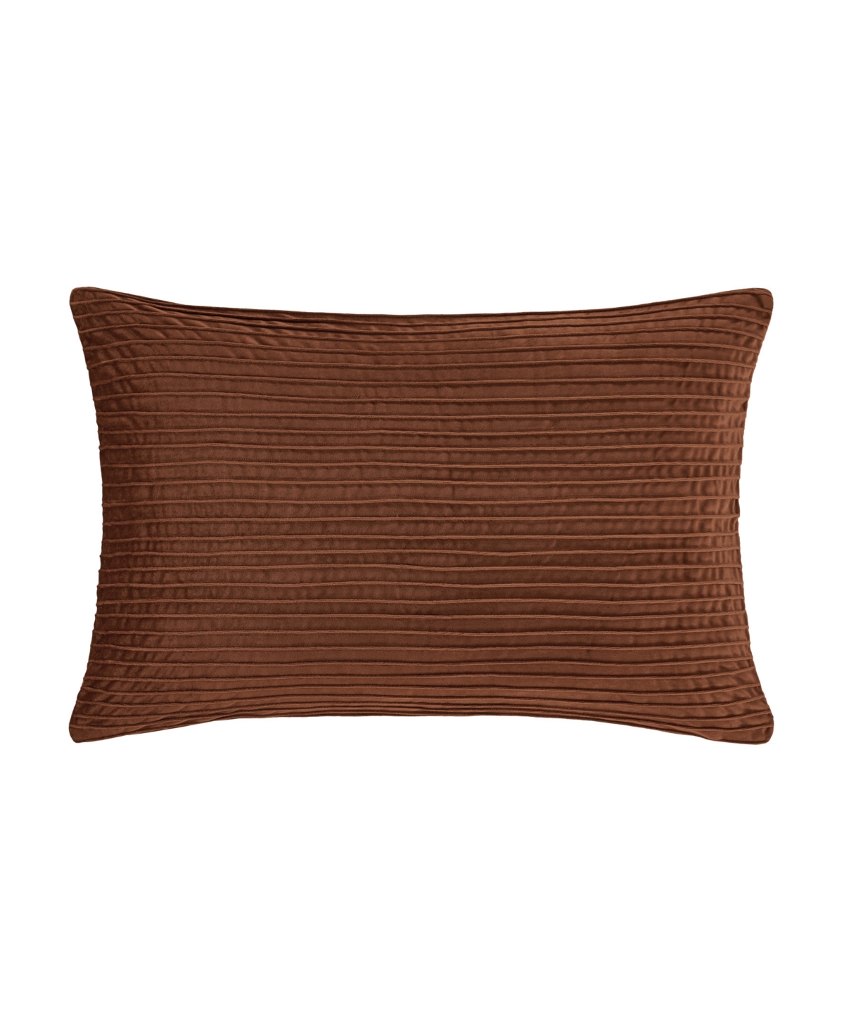 Shop J Queen New York Townsend Straight Lumbar Decorative Pillow Cover, 14" X 40" In Terracotta