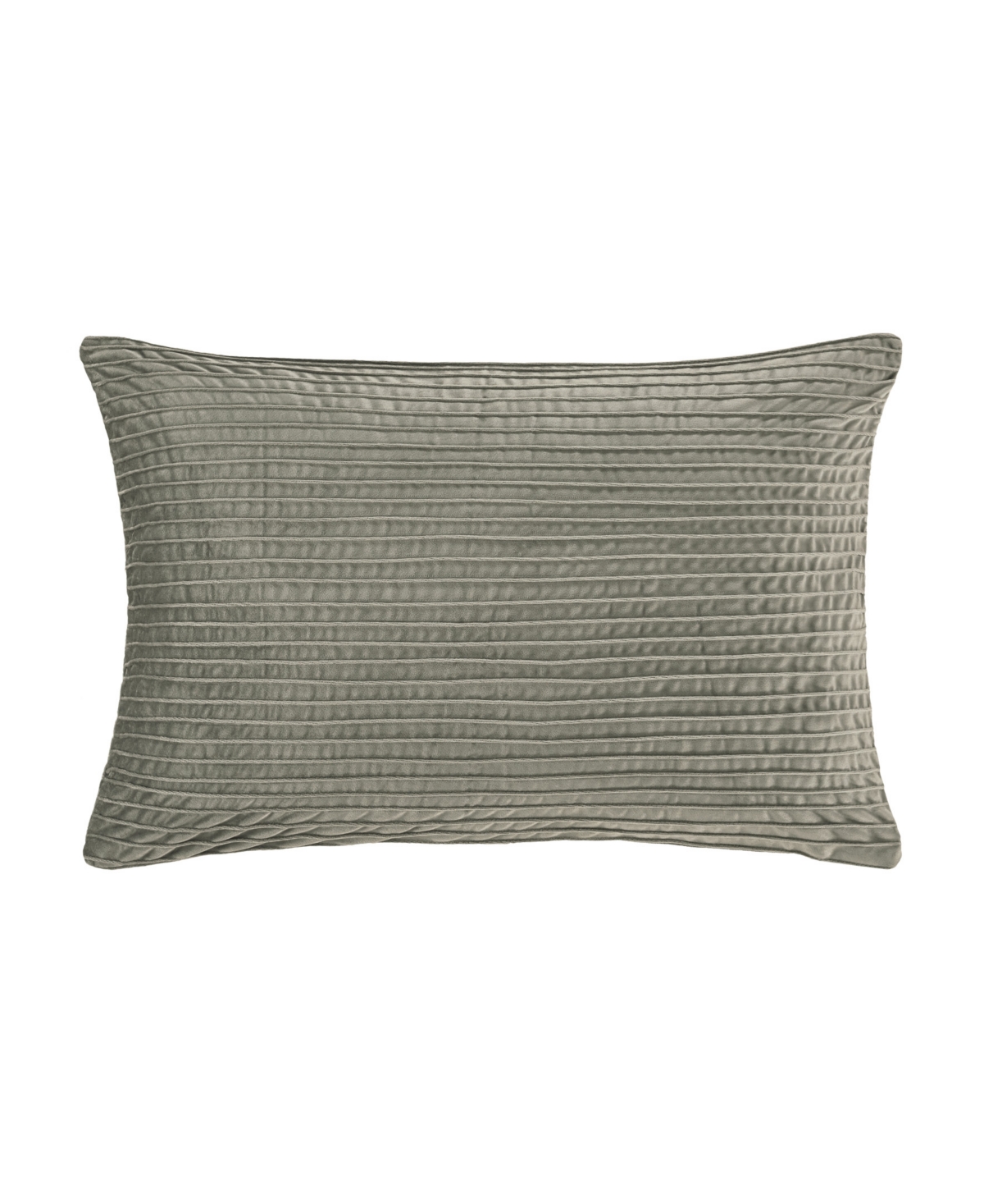 Shop J Queen New York Townsend Straight Lumbar Decorative Pillow Cover, 14" X 40" In Charcoal