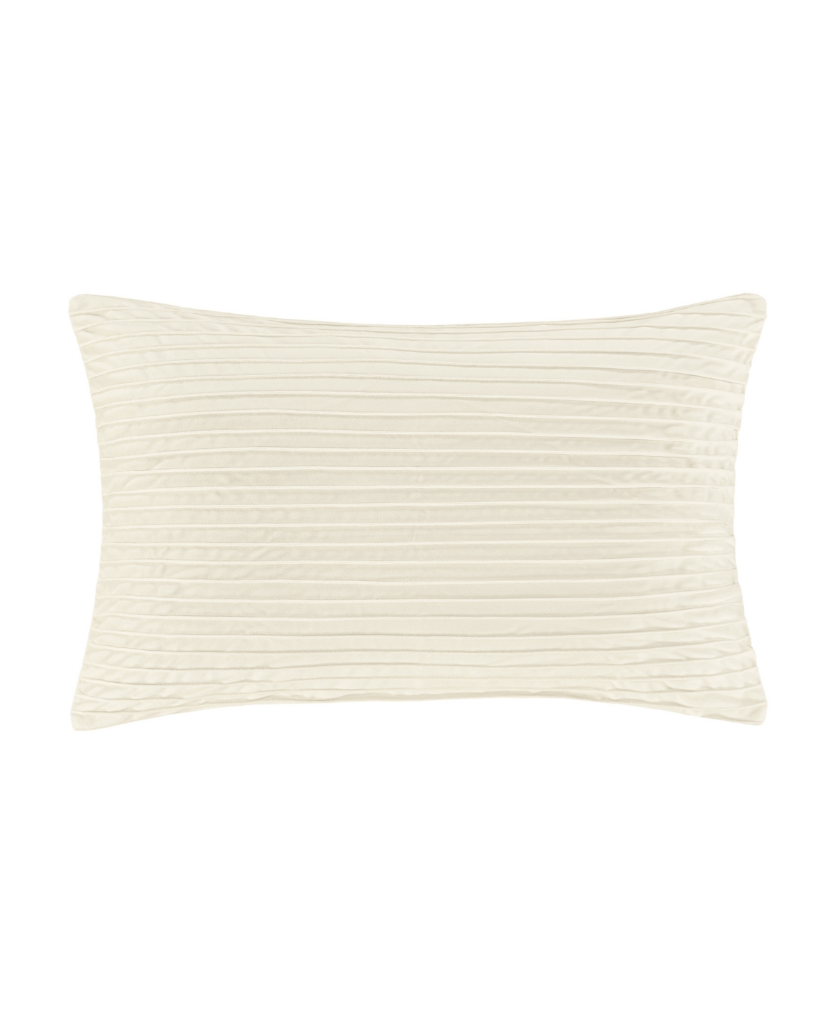 Shop J Queen New York Townsend Straight Lumbar Decorative Pillow Cover, 14" X 40" In Ivory
