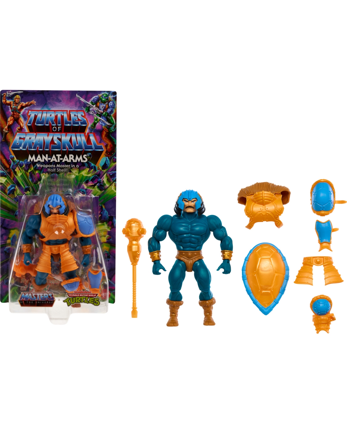 Shop Masters Of The Universe Origins Turtles Of Grayskull Man-at-arms Action Figure Toy In No Color