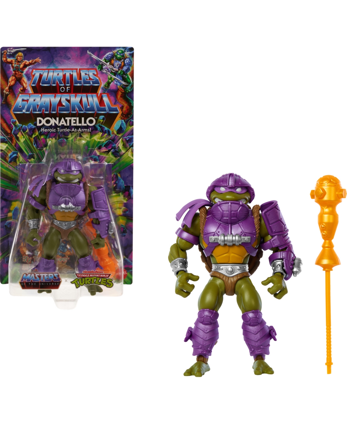Shop Masters Of The Universe Origins Turtles Of Grayskull Donatello Action Figure Toy In No Color
