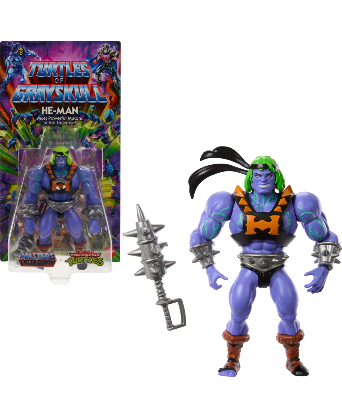 Shop Masters Of The Universe Origins Turtles Of Grayskull He-man Action Figure Toy In No Color