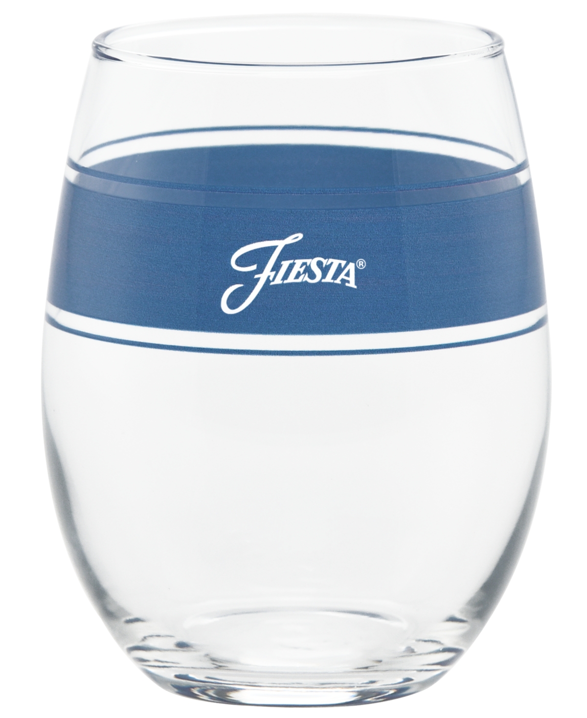 Fiesta Bright Frame 15 Ounce Stemless Wine Glass, Set of 4