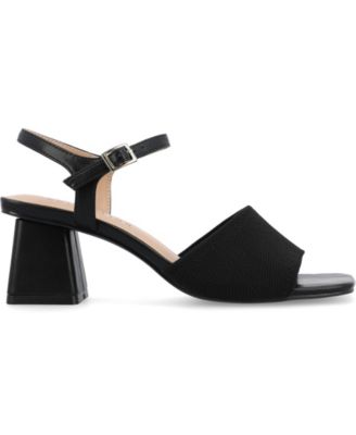 Women's Evylinn Knit Block Heel Dress Sandals