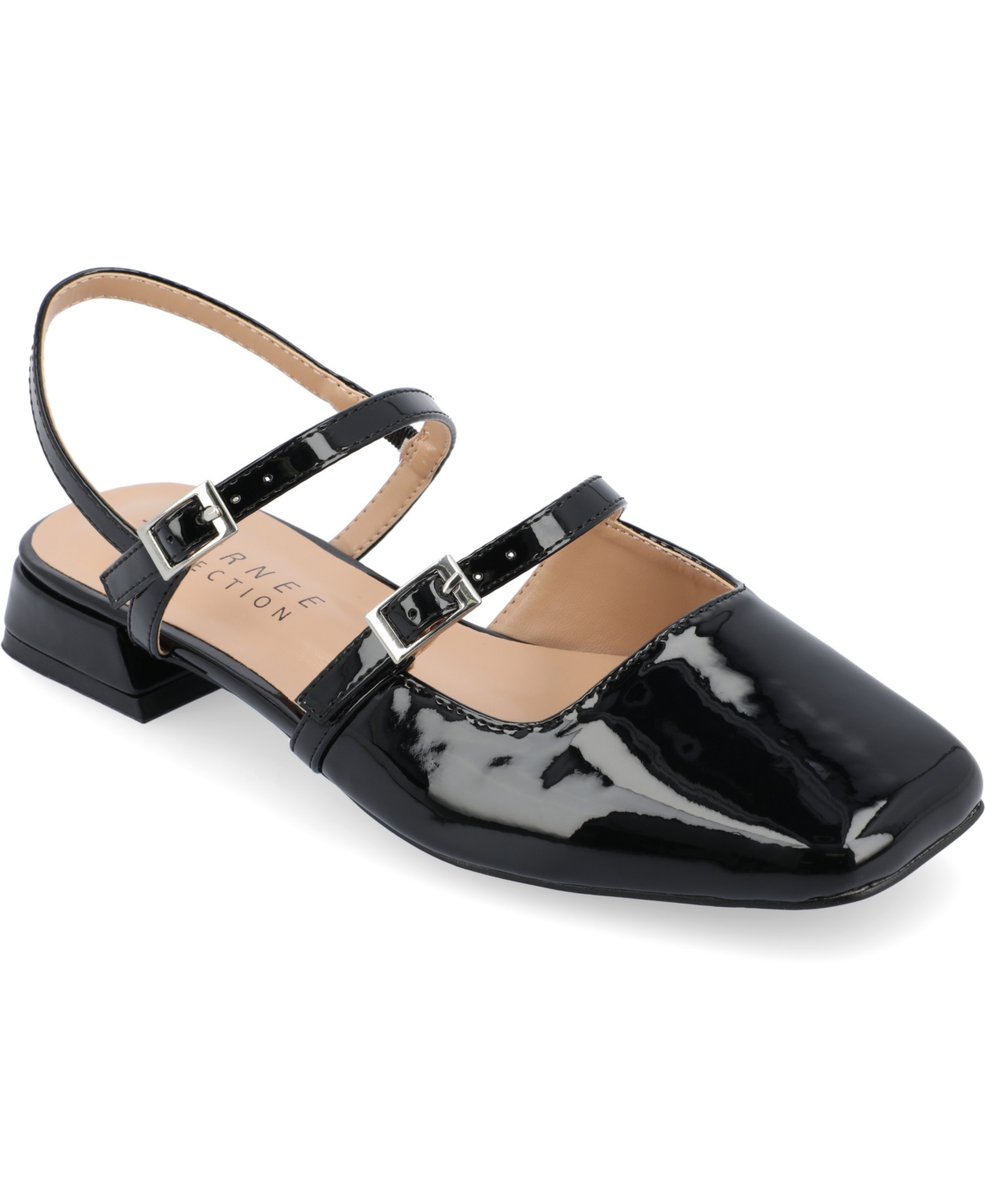 Journee Collection Gretchenn Slingback Mary Jane Pump In Black