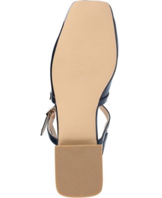 Women's Gretchenn Multi Strap Square Toe Mary Jane Flats