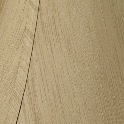 Earthen Gold Large Round Bell Lamp Shade 8" Top x 18" Bottom x 12" Height x 13" Slant (Spider) Replacement with Harp and Finial