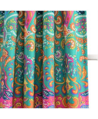 Boho Chic Light Filtering Window Curtain Panels