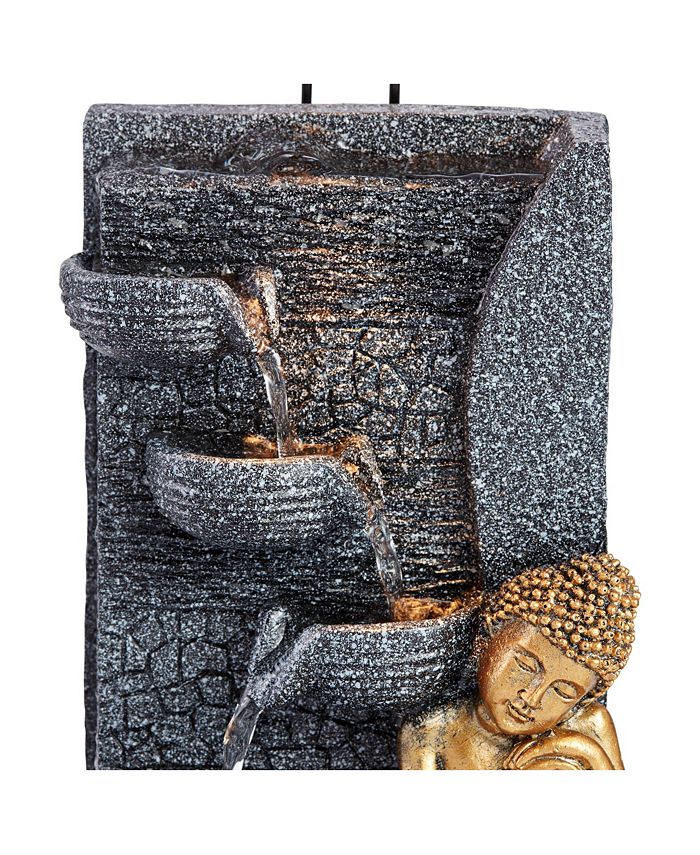 John Timberland Kneeling Buddha Asian Zen Indoor Tabletop Water