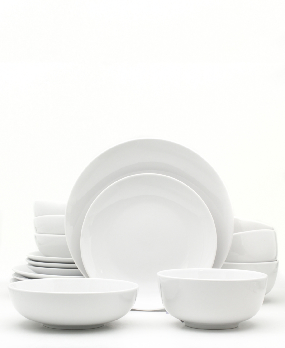 White Essential 16 Piece Dinnerware Set - Natural White