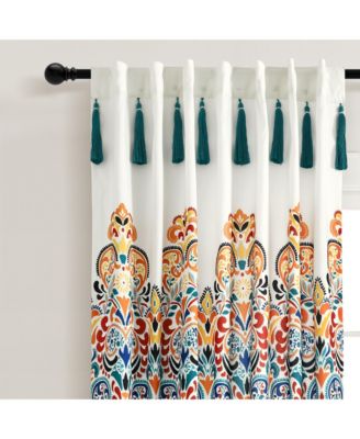 Boho Medallion Window Curtain Panels