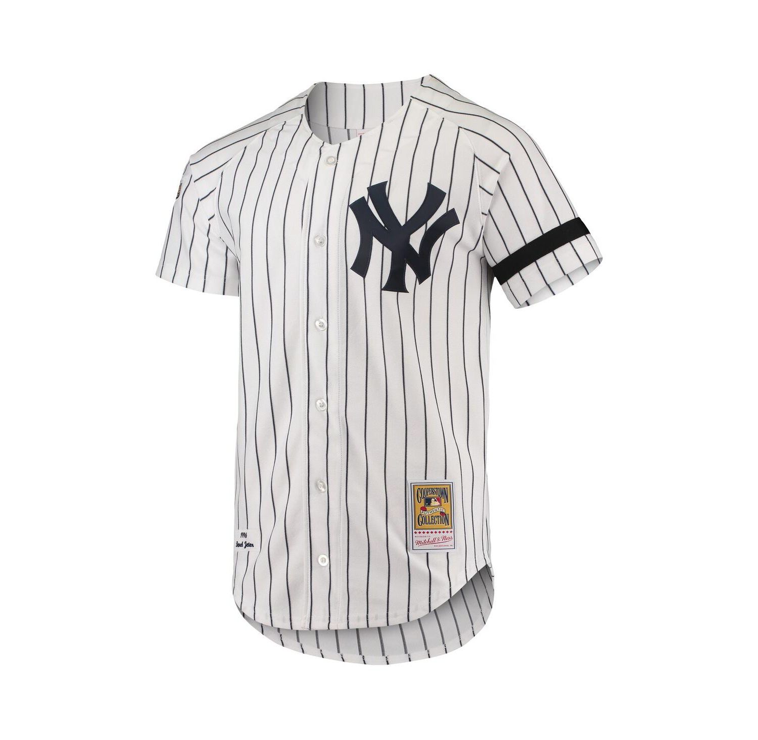 Men's White New York Yankees Cooperstown Collection 1996 Authentic Home Jersey