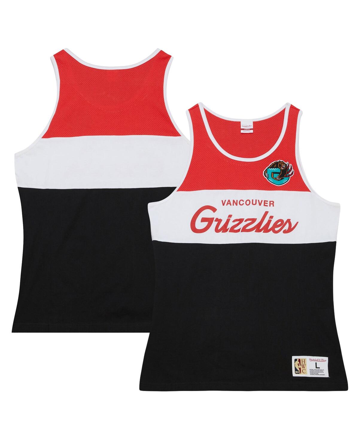 Men's Mitchell & Ness Black Vancouver Grizzlies Special Script Tank Top - Black