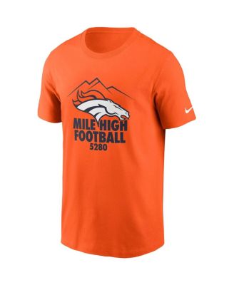 Men's Orange Denver Broncos Hometown Collection 5280 T-shirt