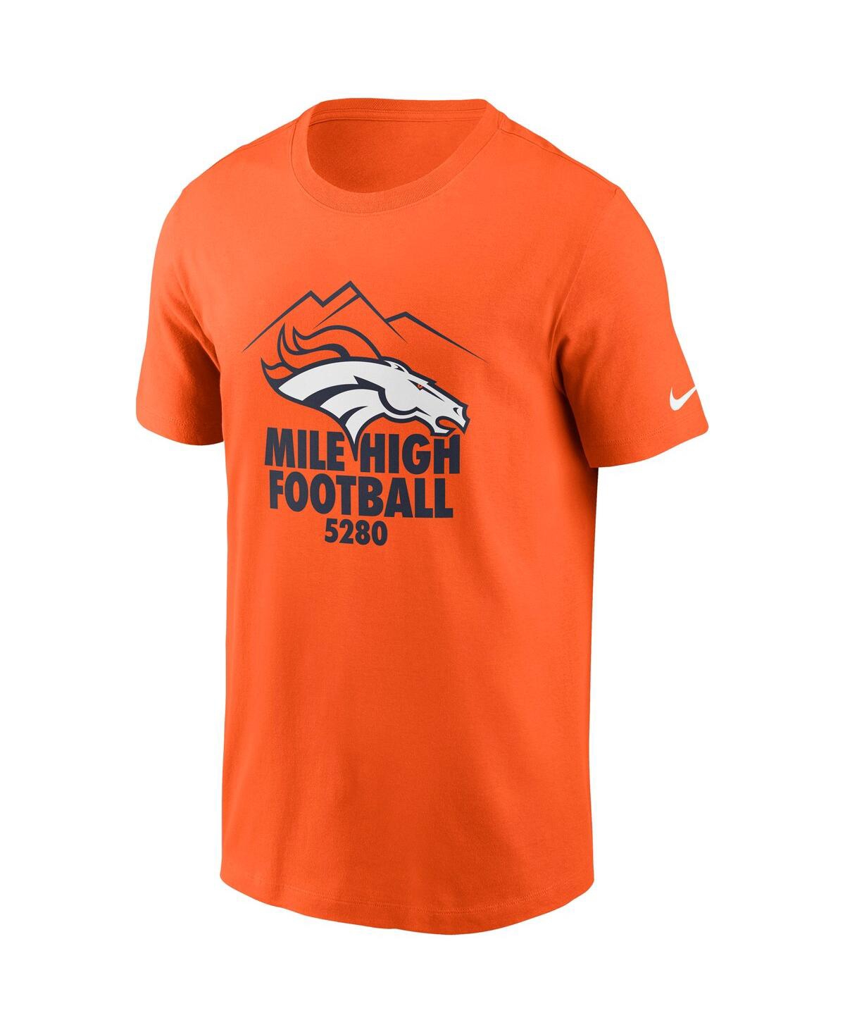 Men's NikeDenver Broncos Hometown Collection 5280 T-shirt - Orange
