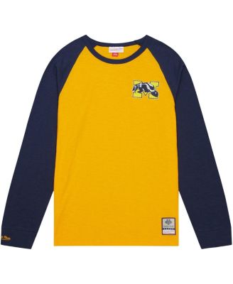 Men's Maize Michigan Wolverines Legendary Slub Raglan Long Sleeve T-shirt
