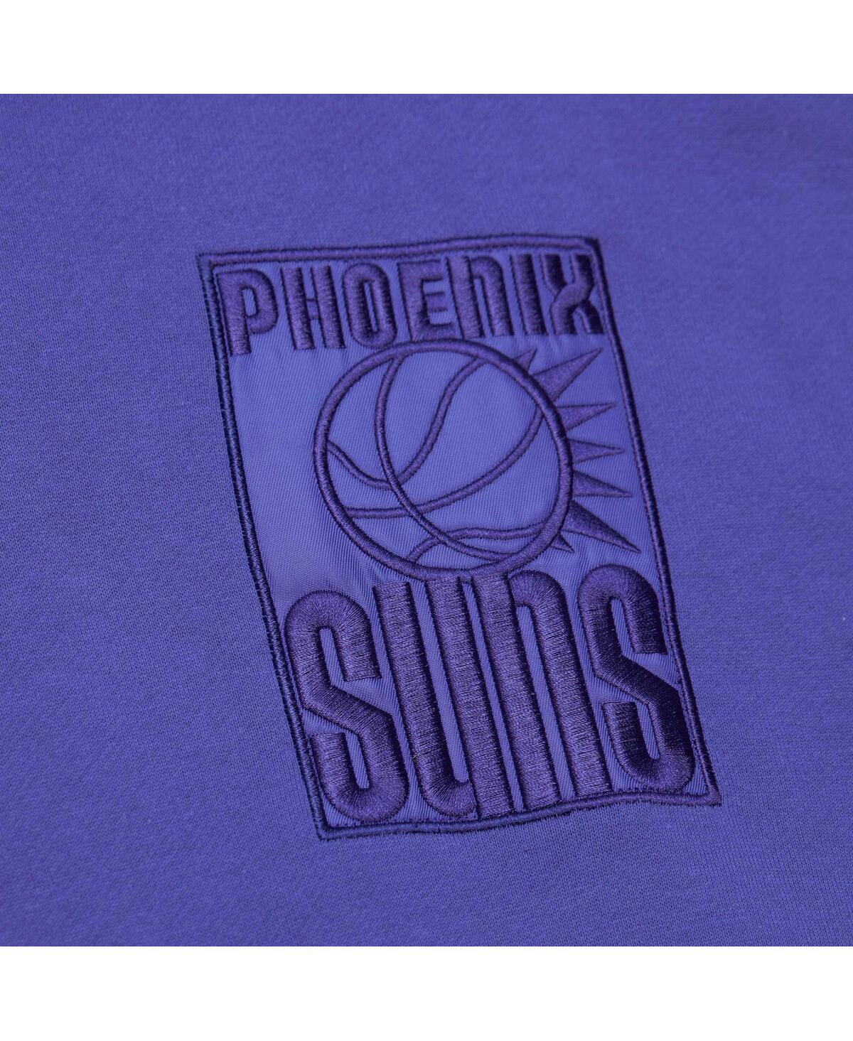 Men's Mitchell & NessPhoenix Suns Hardwood Classics Tonal Pullover Hoodie - Purple