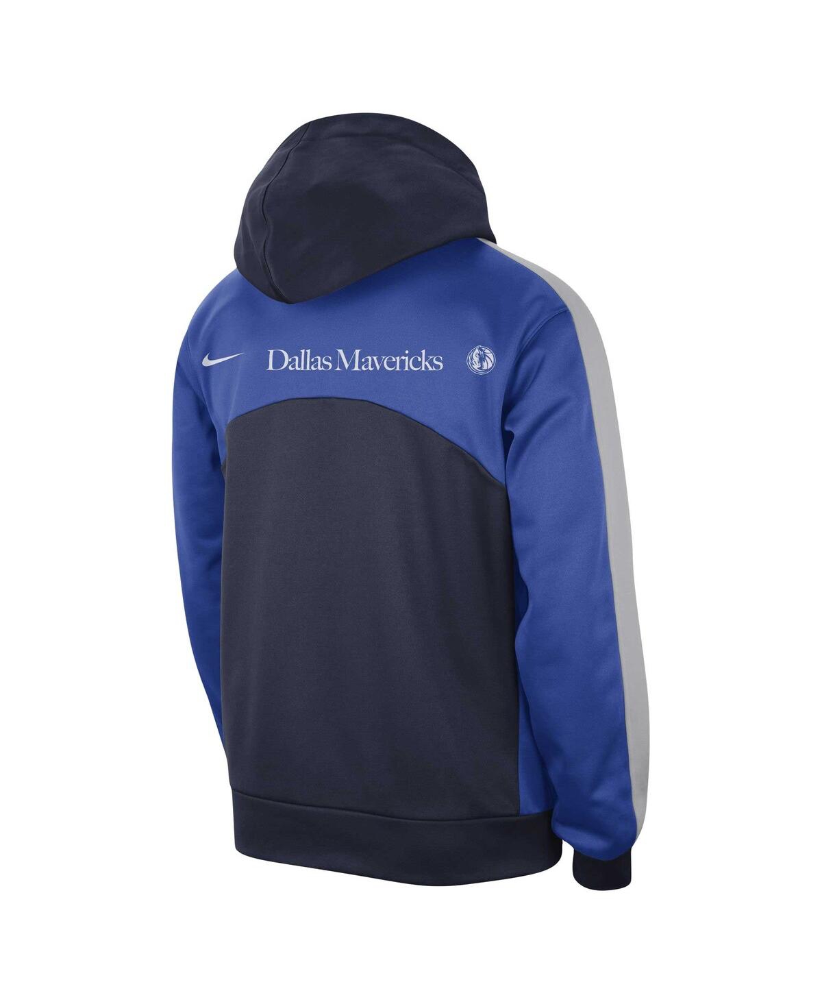 Men's Nike Blue Dallas Mavericks Authentic Starting Five Force Performance Pullover Hoodie - Blue