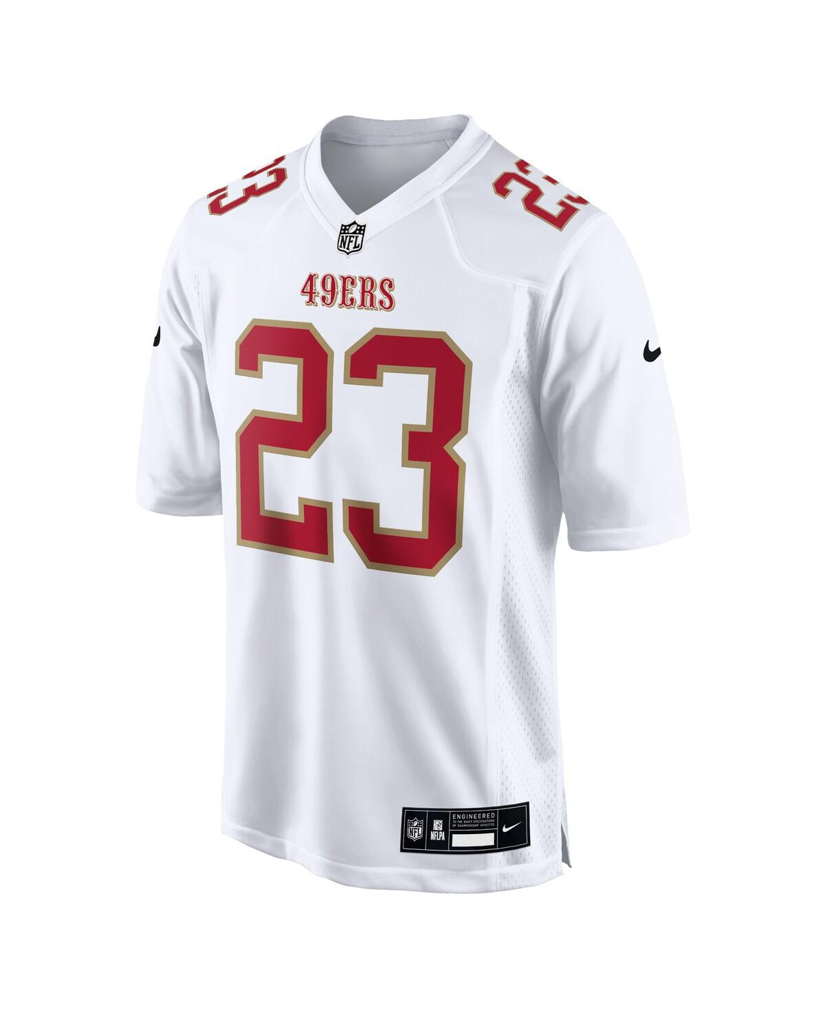 Men's Nike Christian McCaffrey TundraSan Francisco 49ers Fashion Game Jersey - White