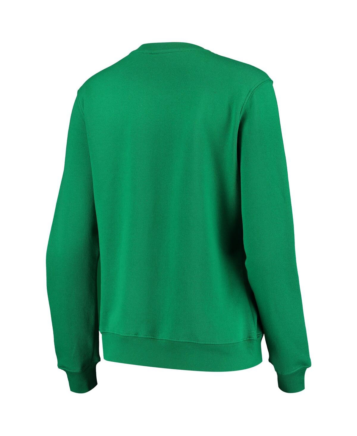 Women's ColosseumNotre Dame Fighting Irish Campanile Pullover Sweatshirt - Green