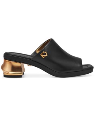 Women's Tinley Leather Peep Toe Mules