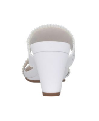 Women's Verbena Embellished Stretch Wedge Sandals 