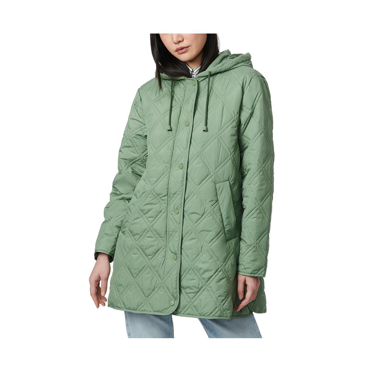 Women's Light Weight Quilted Jacket - Hedge green