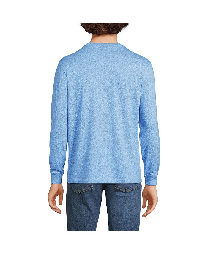 Lands' End Men's SuperT Long Sleeve TShirt with Pocket Macy's