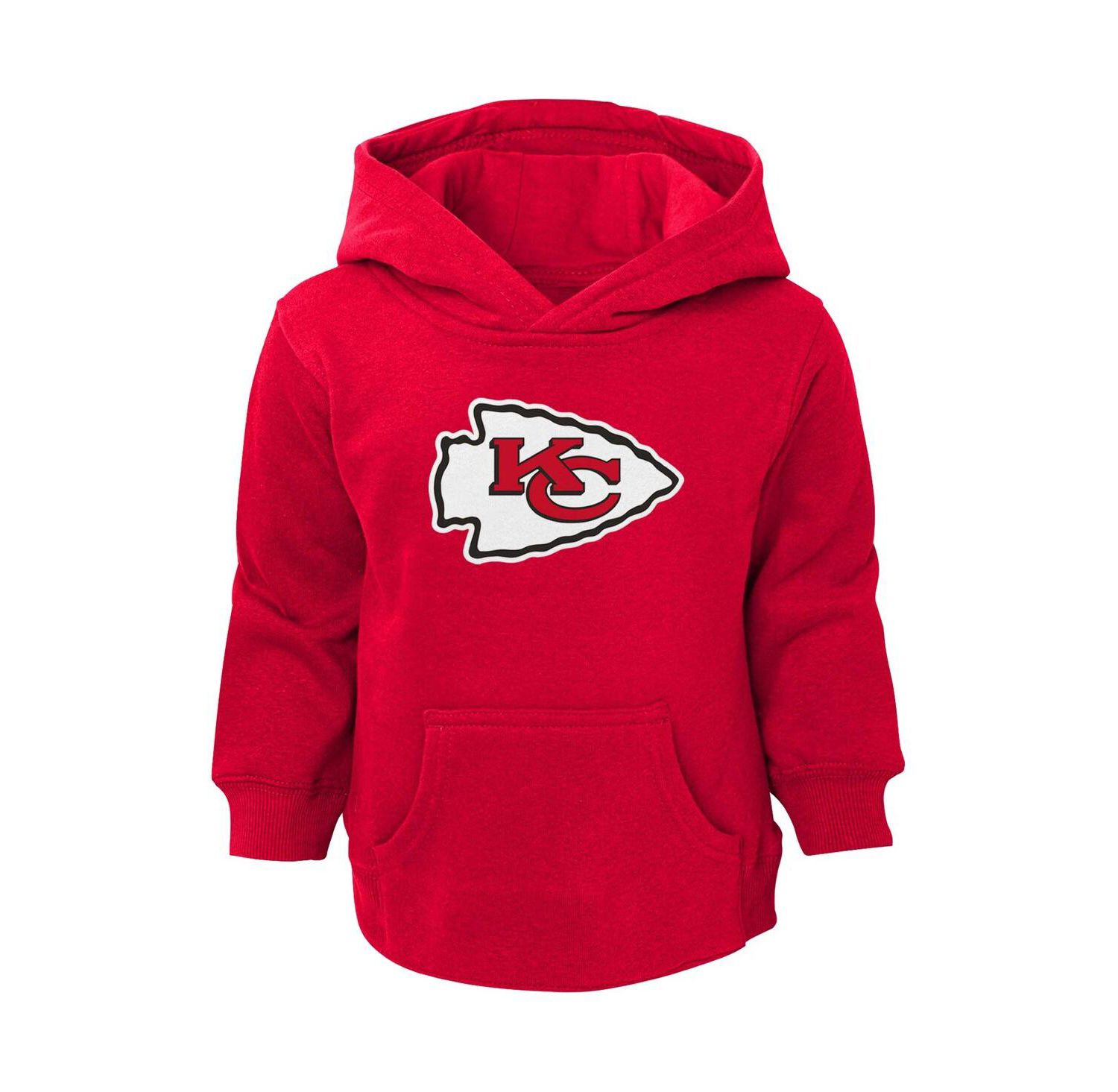 Toddler Boys and Girls Red Kansas City Chiefs Logo Pullover Hoodie