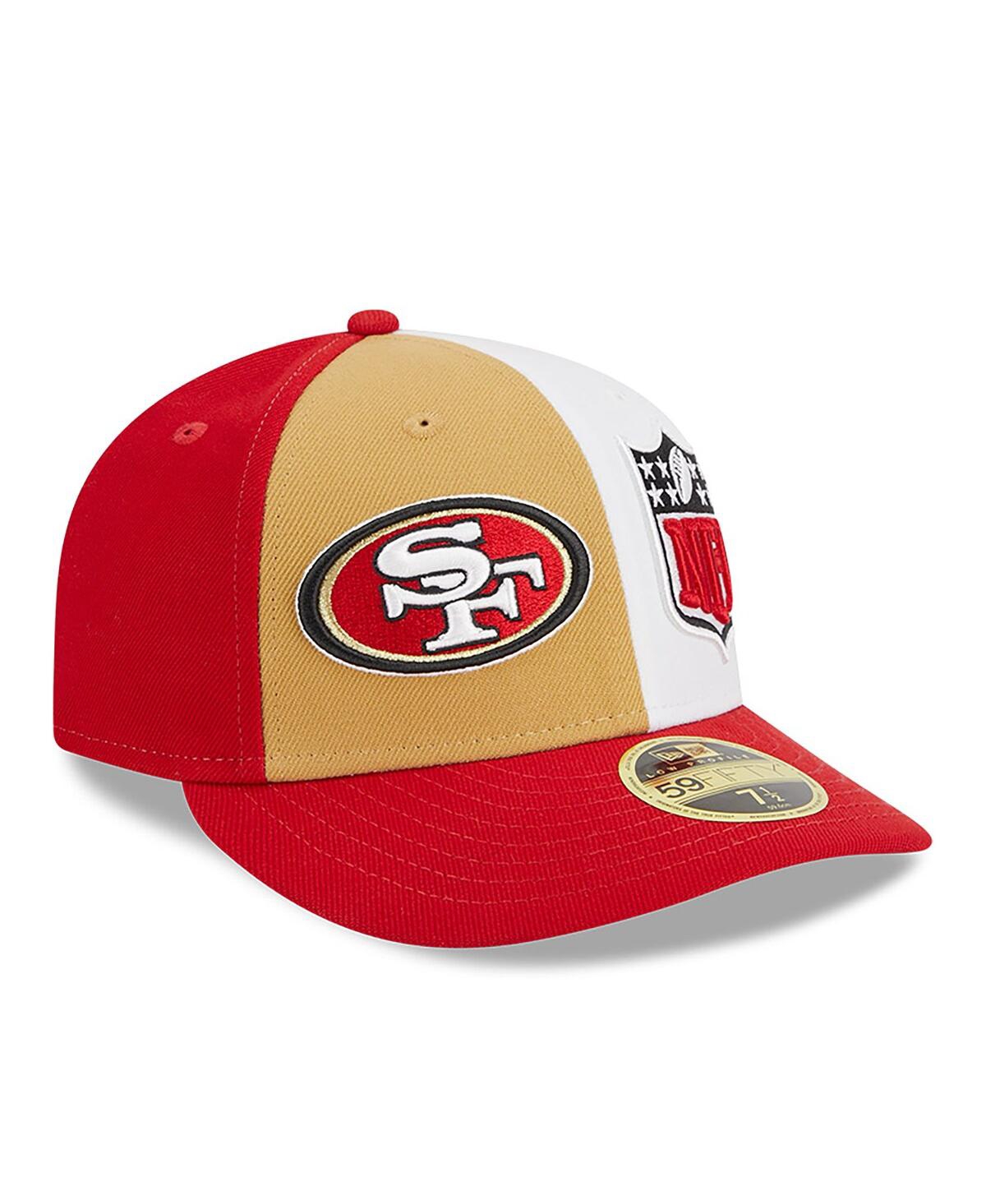 Men's New Era Scarlet San Francisco 49ers 2023 Sideline Low Profile 59FIFTY Fitted Hat - Scarlet