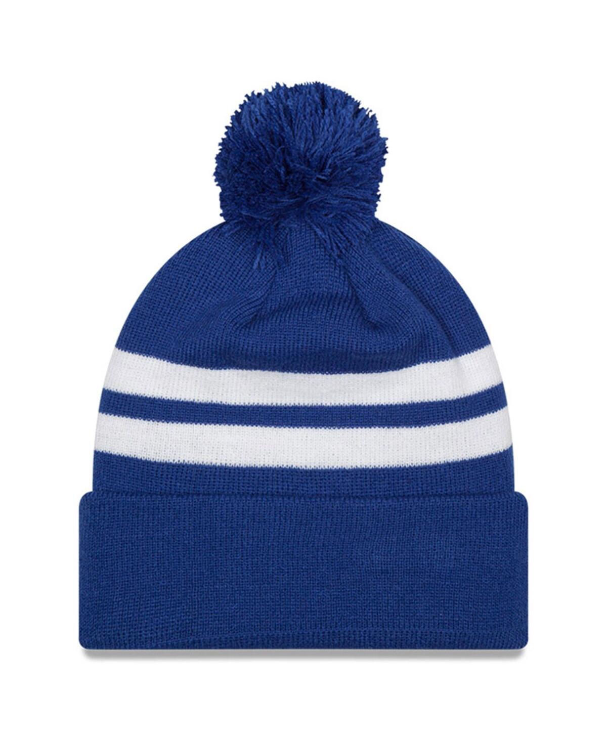 Men's New EraBuffalo Bills 2023 Afc East Division Champions Cuffed Knit Hat with Pom - Royal