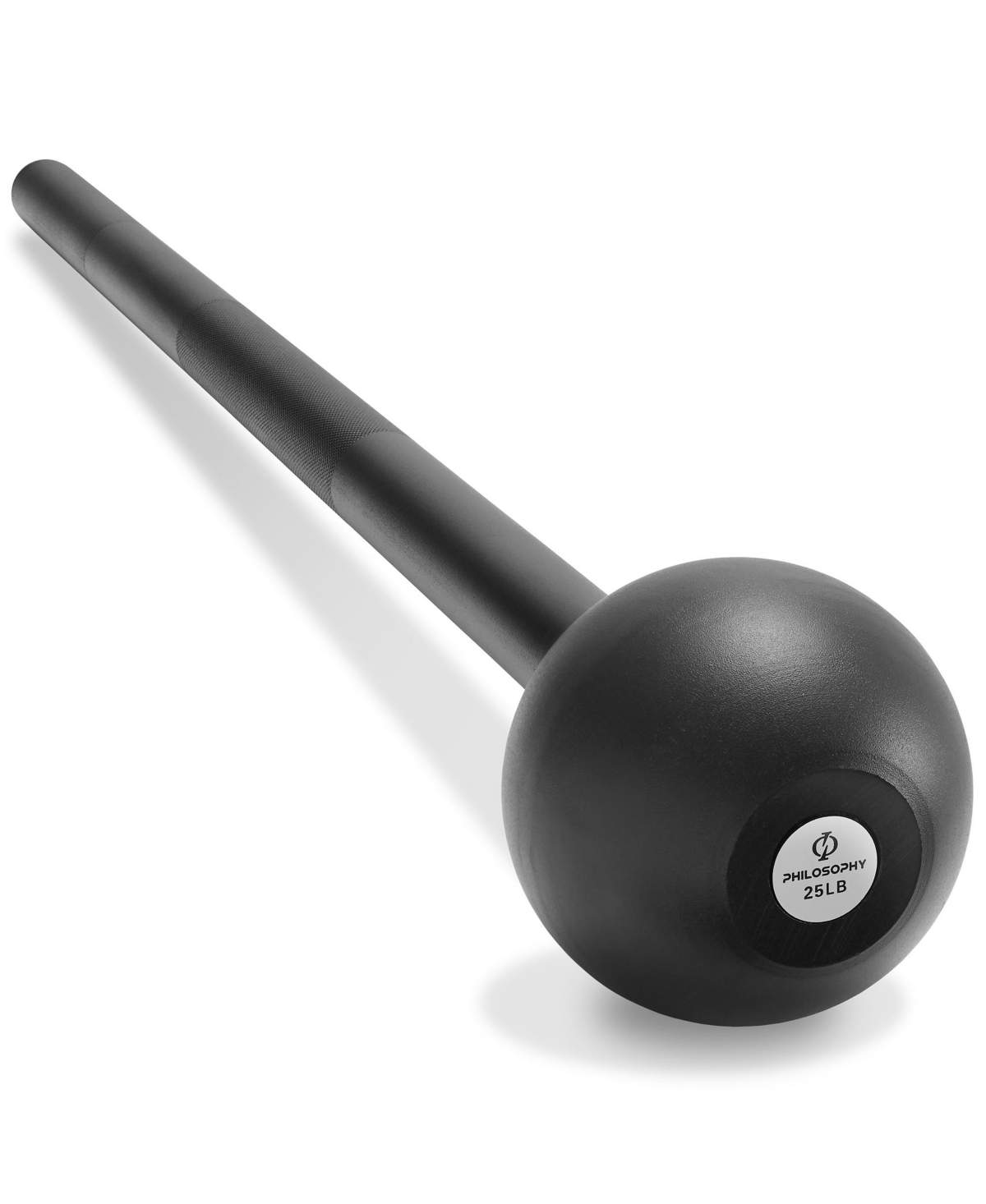 Steel Mace Bell 25 Lb, Mace Club for Strength Training, Functional Full Body Workouts - Black