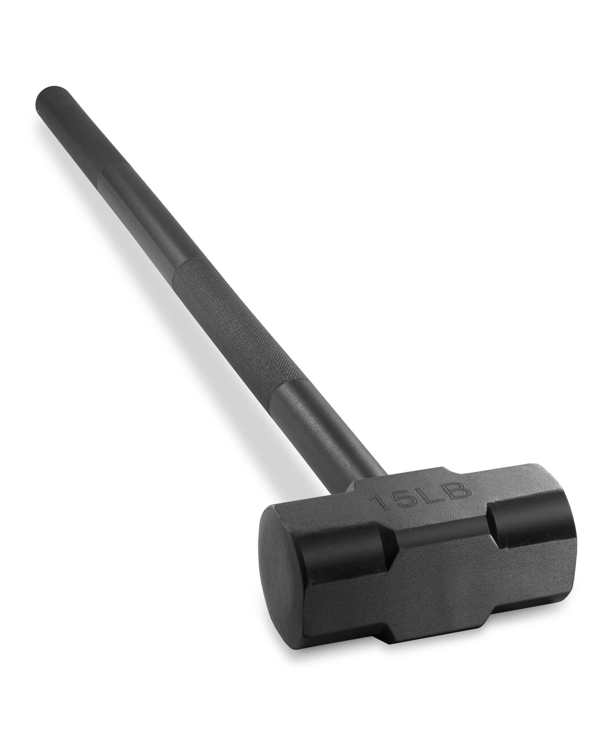 Fitness Hammer, 15 Lb - Steel Hammer for Strength Training - Black