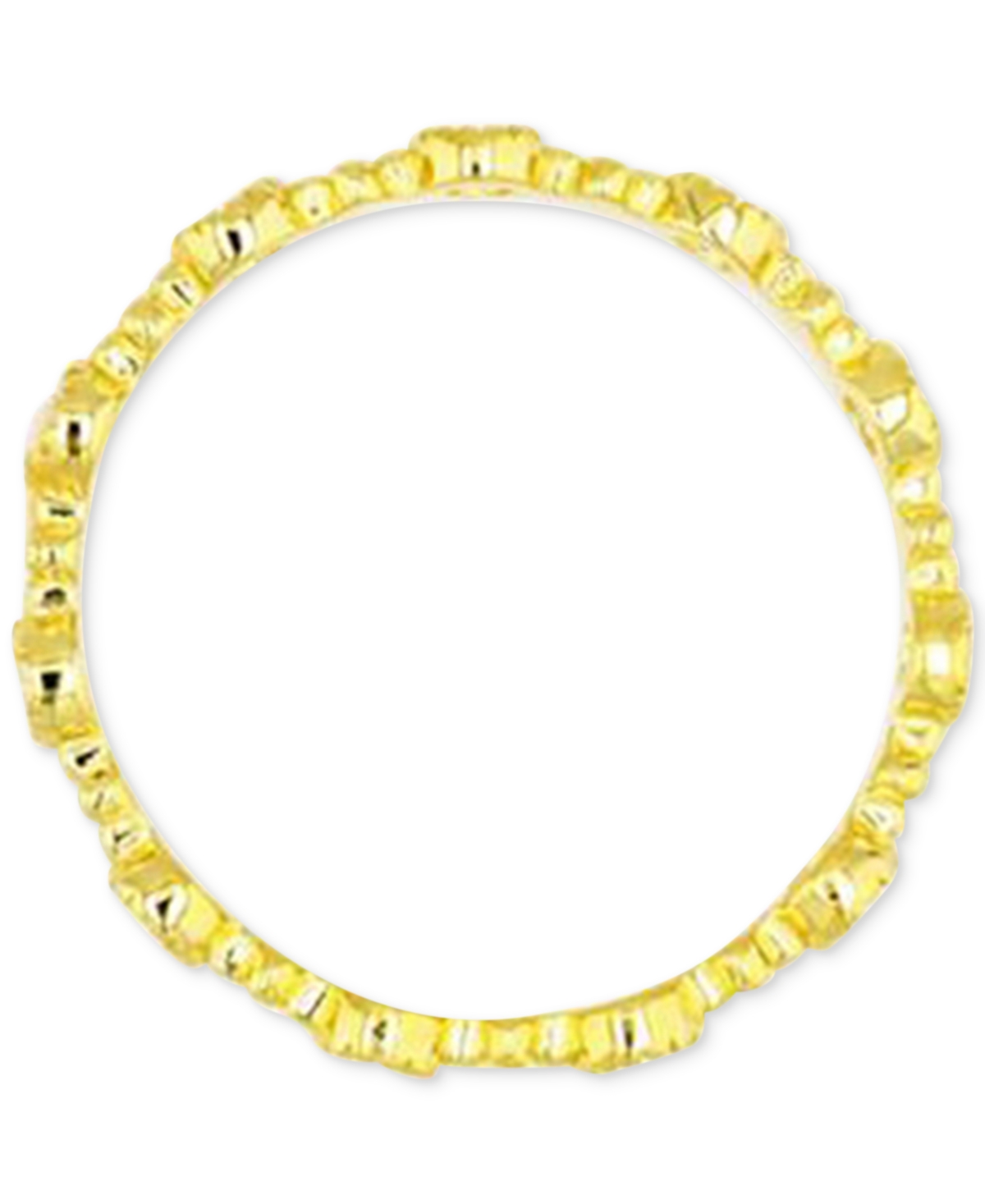 6-Pc. Set Cubic Zirconia Stack Rings in 14kPlated Sterling Silver - Gold
