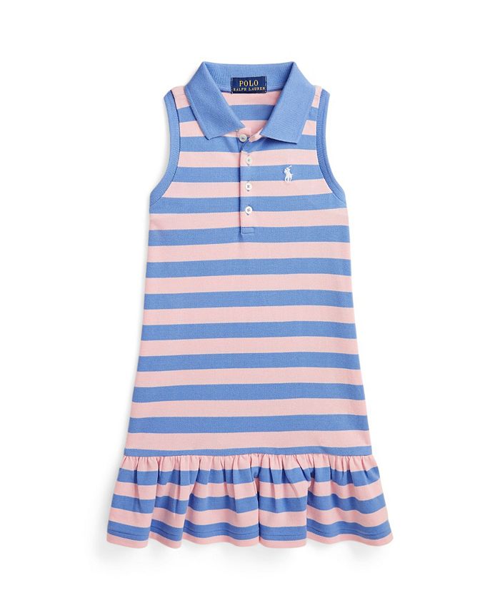 Polo Ralph Lauren - Girls Team Usa Stretch Mesh Polo Dress