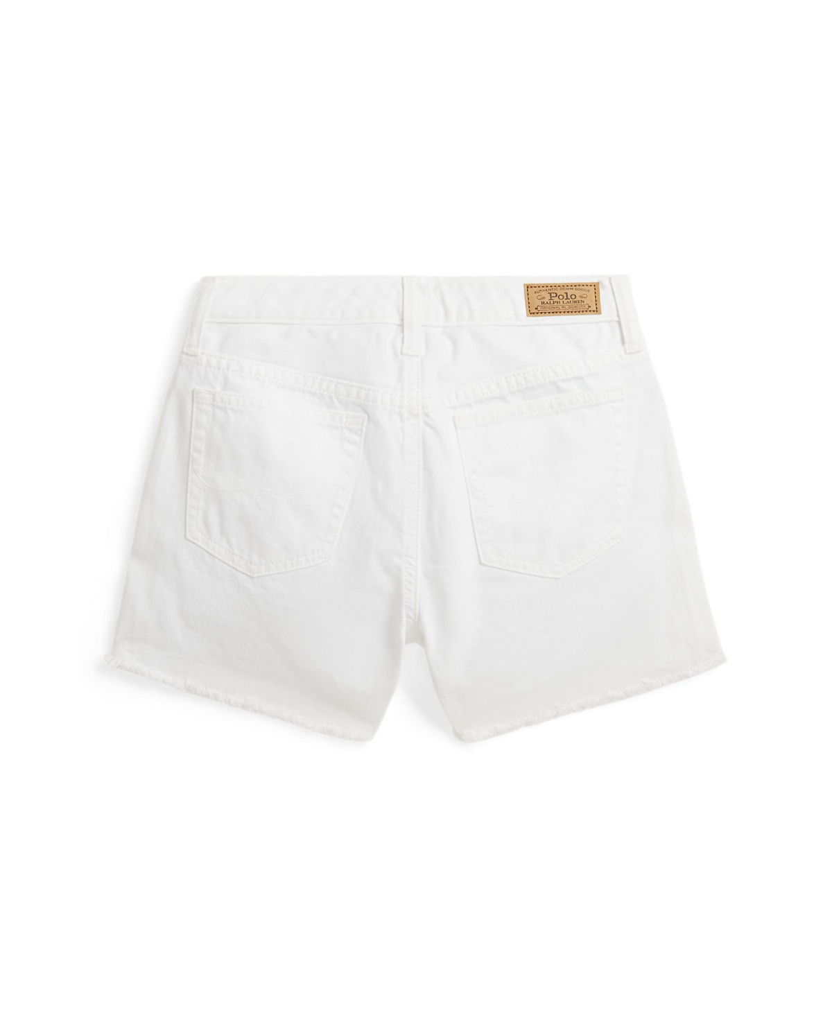 Polo Ralph Lauren Big Girls Frayed Cotton Denim Shorts In Poe Wash