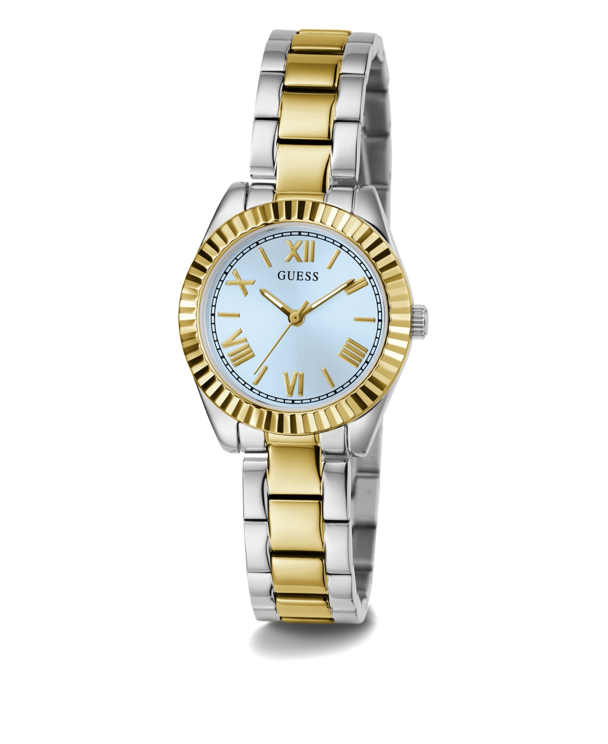 Shop Guess Women's Analog Two-tone Stainless Steel Watch 30mm