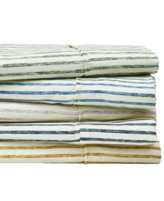 Premium Comforts Striped Wrinkle Resistant Microfiber Sheet Sets - Macy's
