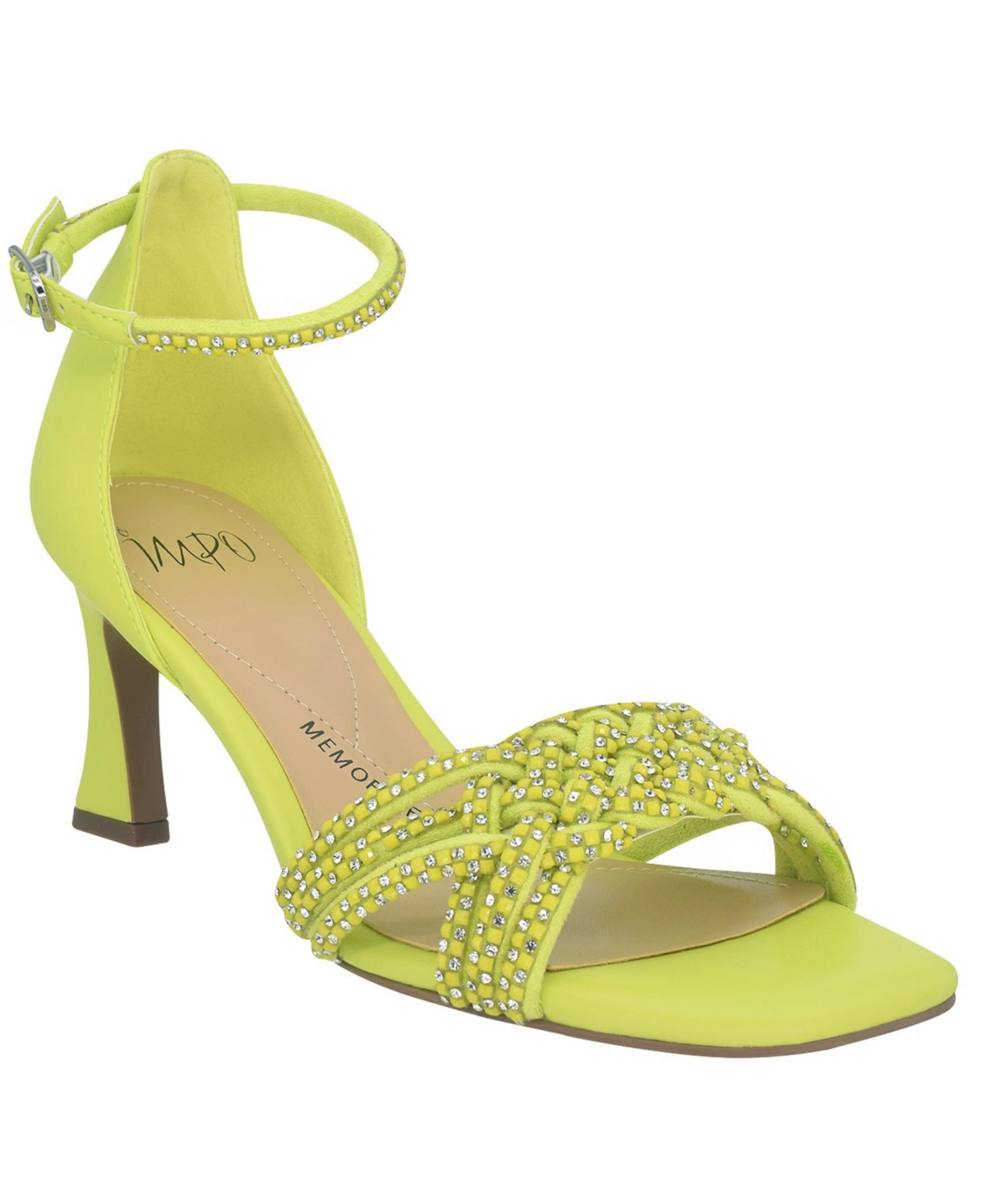Women's Ventura Embellished Dress Sandals - Lime Punch