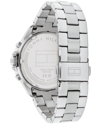 Women's Multifunction Silver-Tone Stainless Steel Watch 40mm