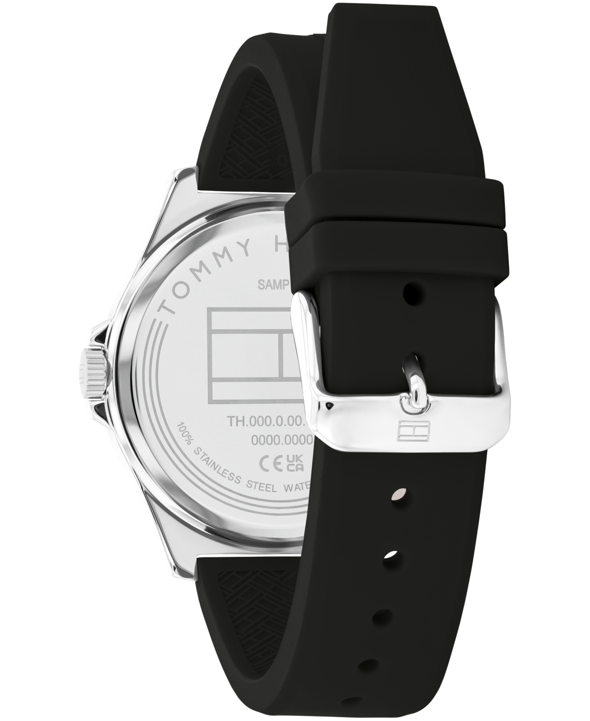 Shop Tommy Hilfiger Men's Quartz Black Silicone Watch 42mm