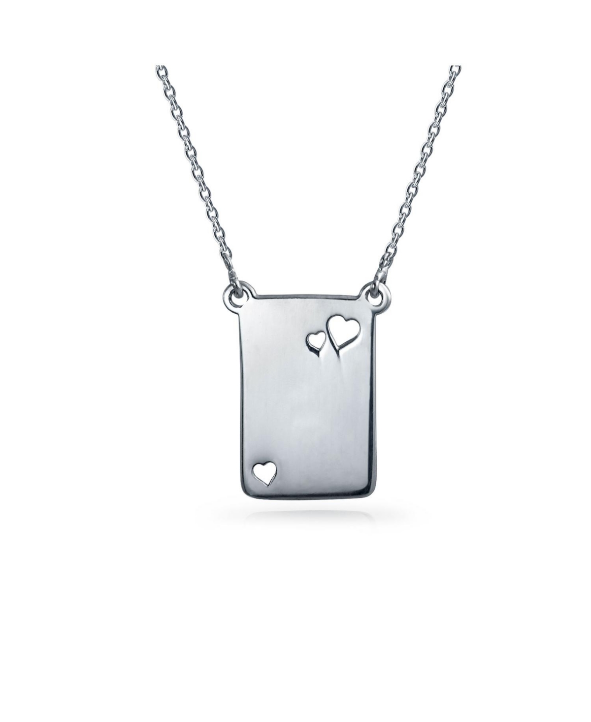 Bling Jewelry Bff Mother Daughter Bond Word Quote Rectangular Book Page Heart Pendant Necklace For Women For Sterling- Silver
