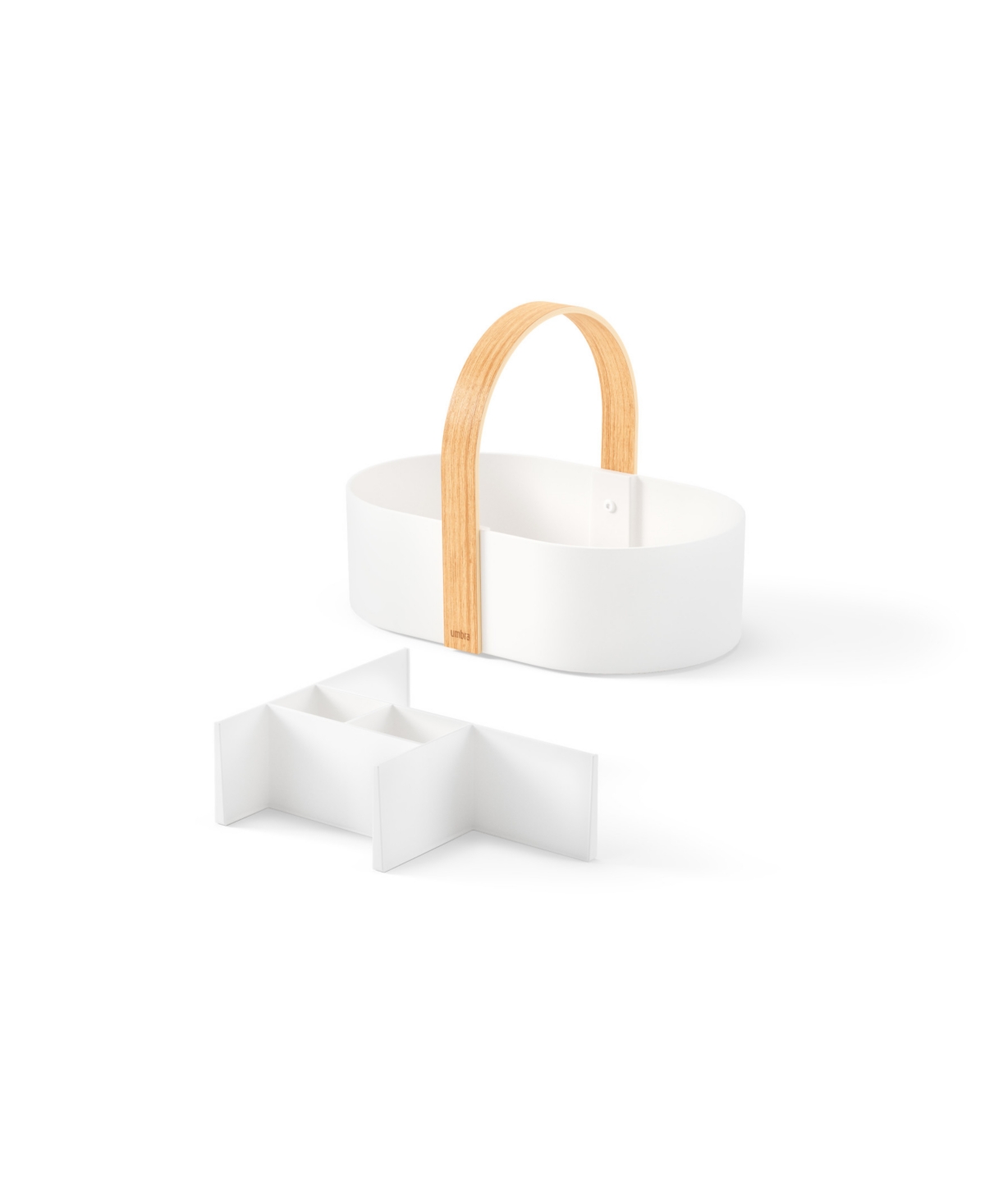 Shop Umbra Bellwood Caddy In White,natural
