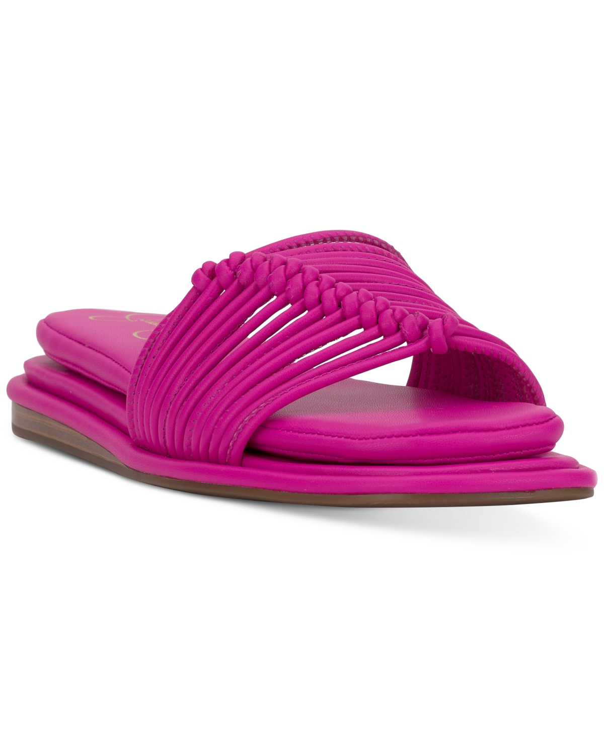 Women's Belarina Slip-On Strappy Slide Sandals - Bright White
