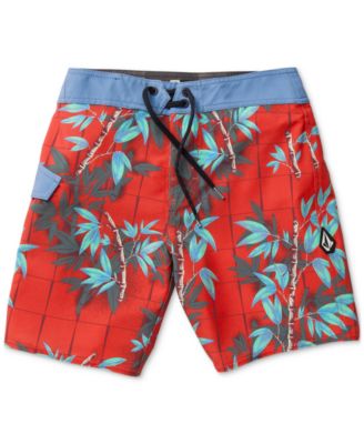 Volcom - Big Boys Lido Printed Mod Swim Trunks
