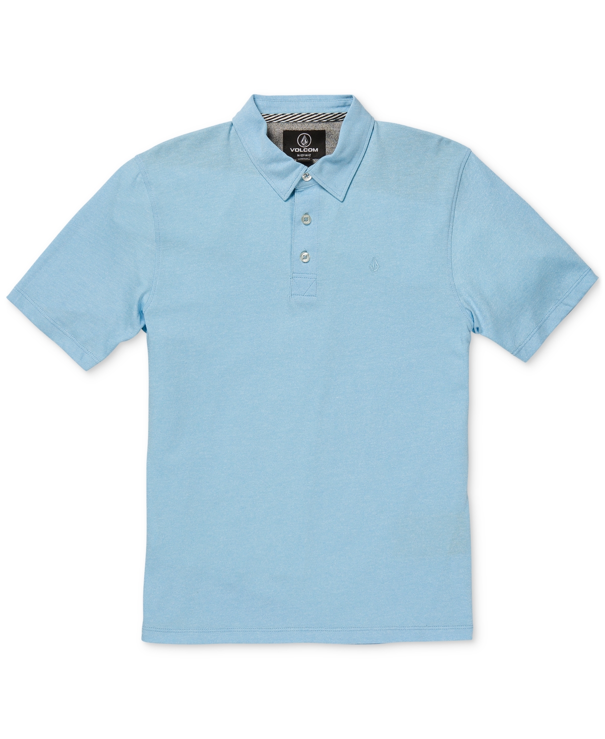 Shop Volcom Big Boys Wowzer Short Sleeves Polo Shirt In Stone Blue