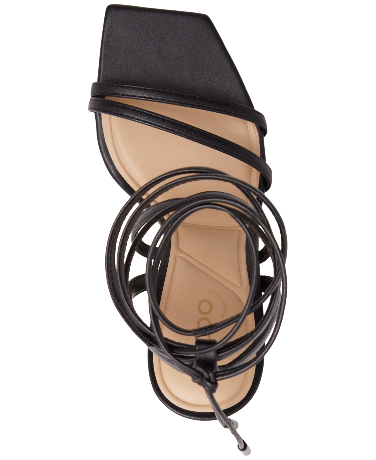Shop Aldo Women's Phaeddra Strappy Stiletto Dress Sandals In Black
