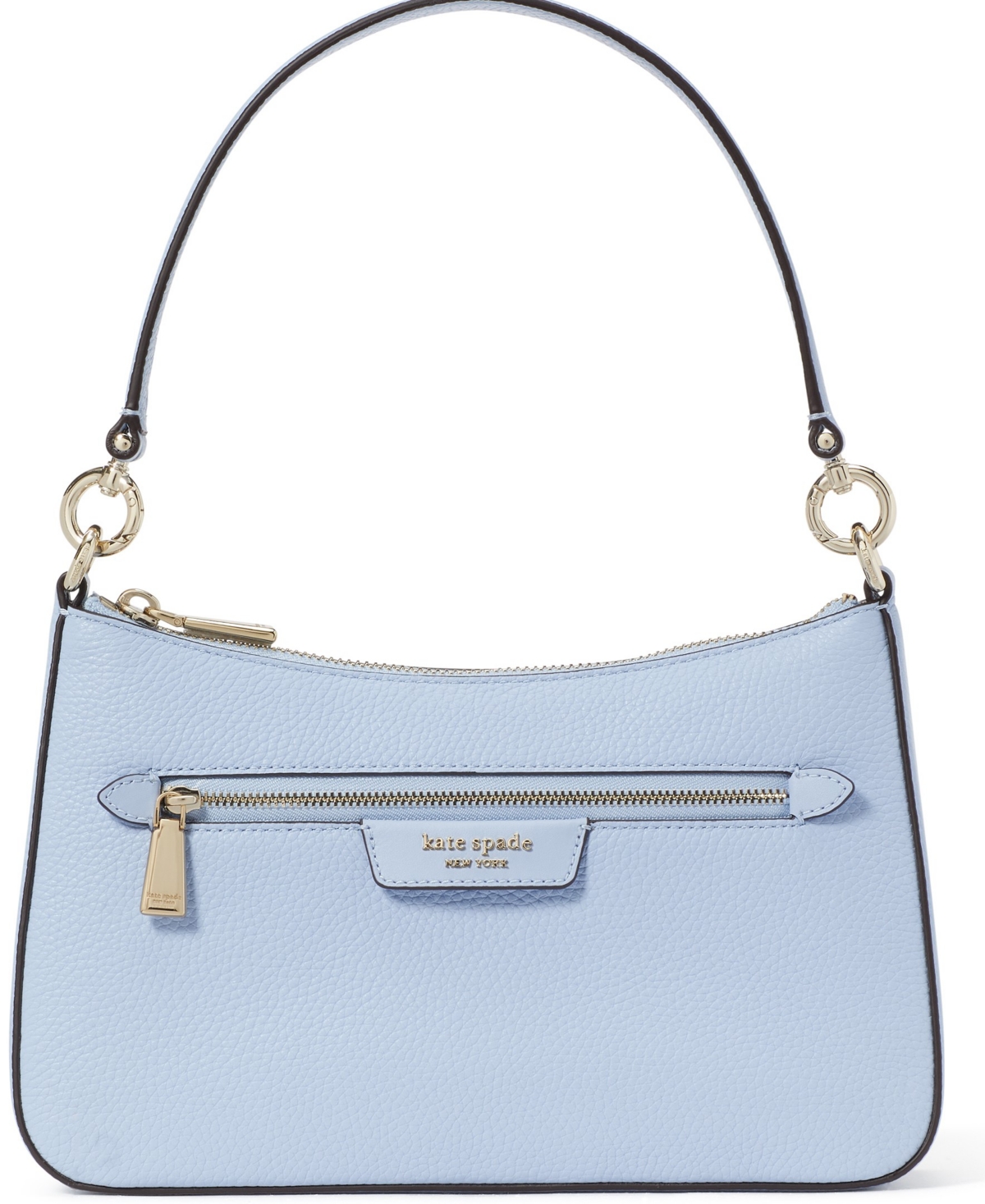 Shop Kate Spade Hudson Pebbled Leather Small Convertible Crossbody In North Star